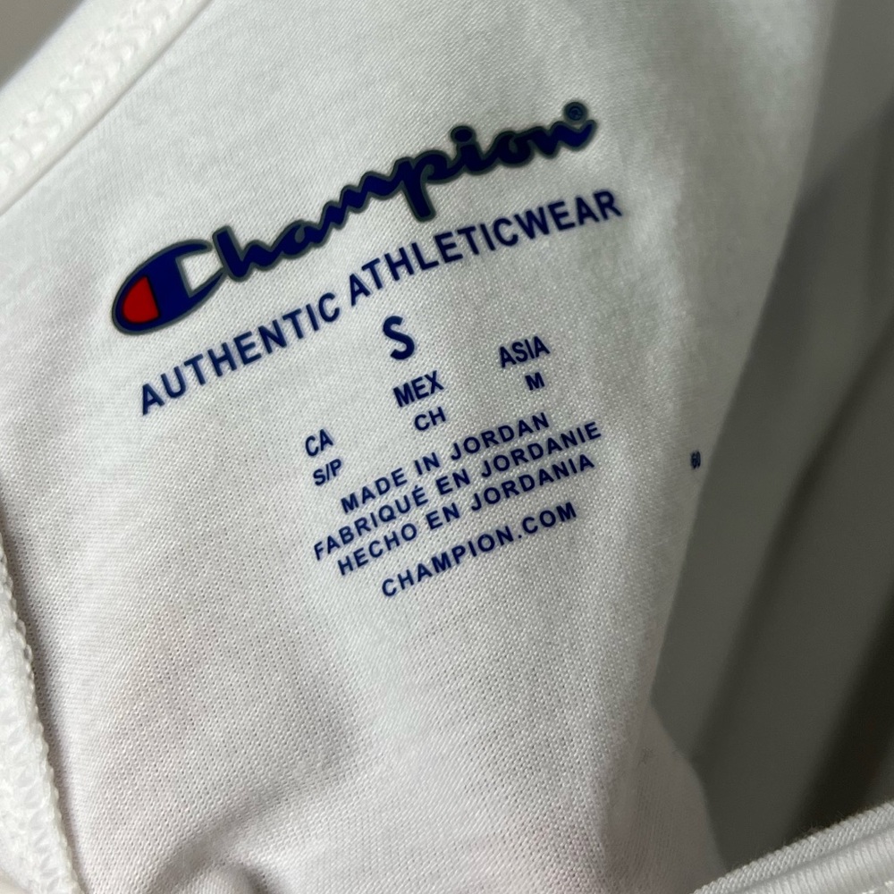 CHAMPION NEW/With tags white, tie back athletic workout tank. Small. - Picture 5 of 7